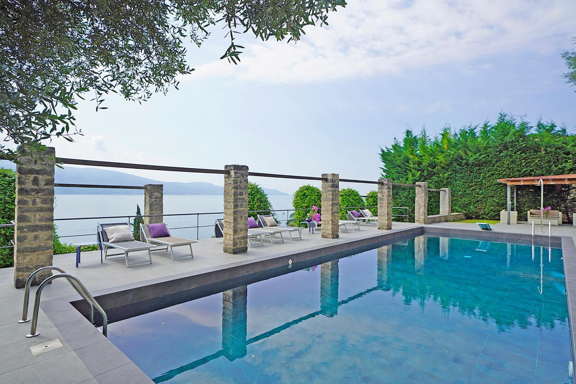 Villa Rachele: Stunning Luxury Villa In Centre Gargnano With Private Pool And Breathtaking Views Eksteriør billede