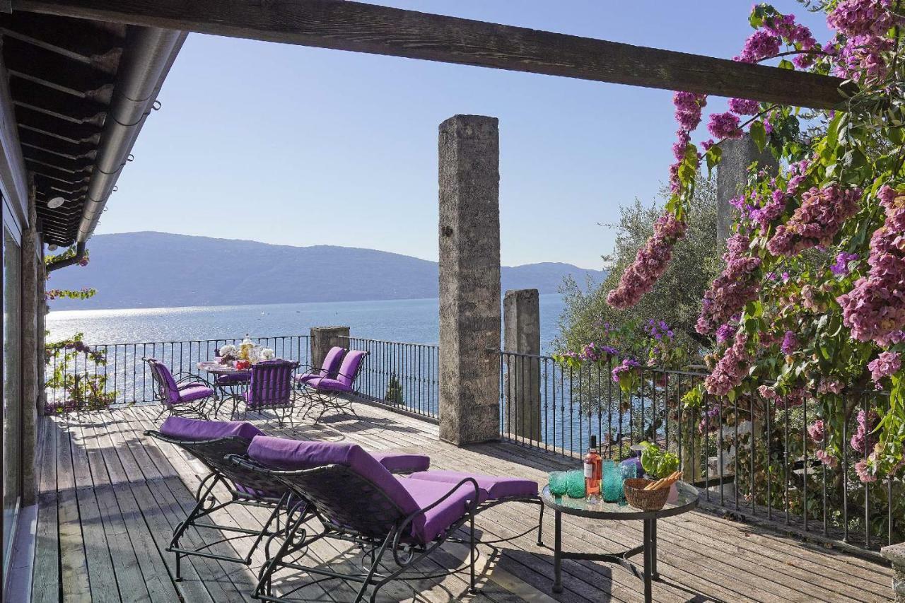 Villa Rachele: Stunning Luxury Villa In Centre Gargnano With Private Pool And Breathtaking Views Eksteriør billede