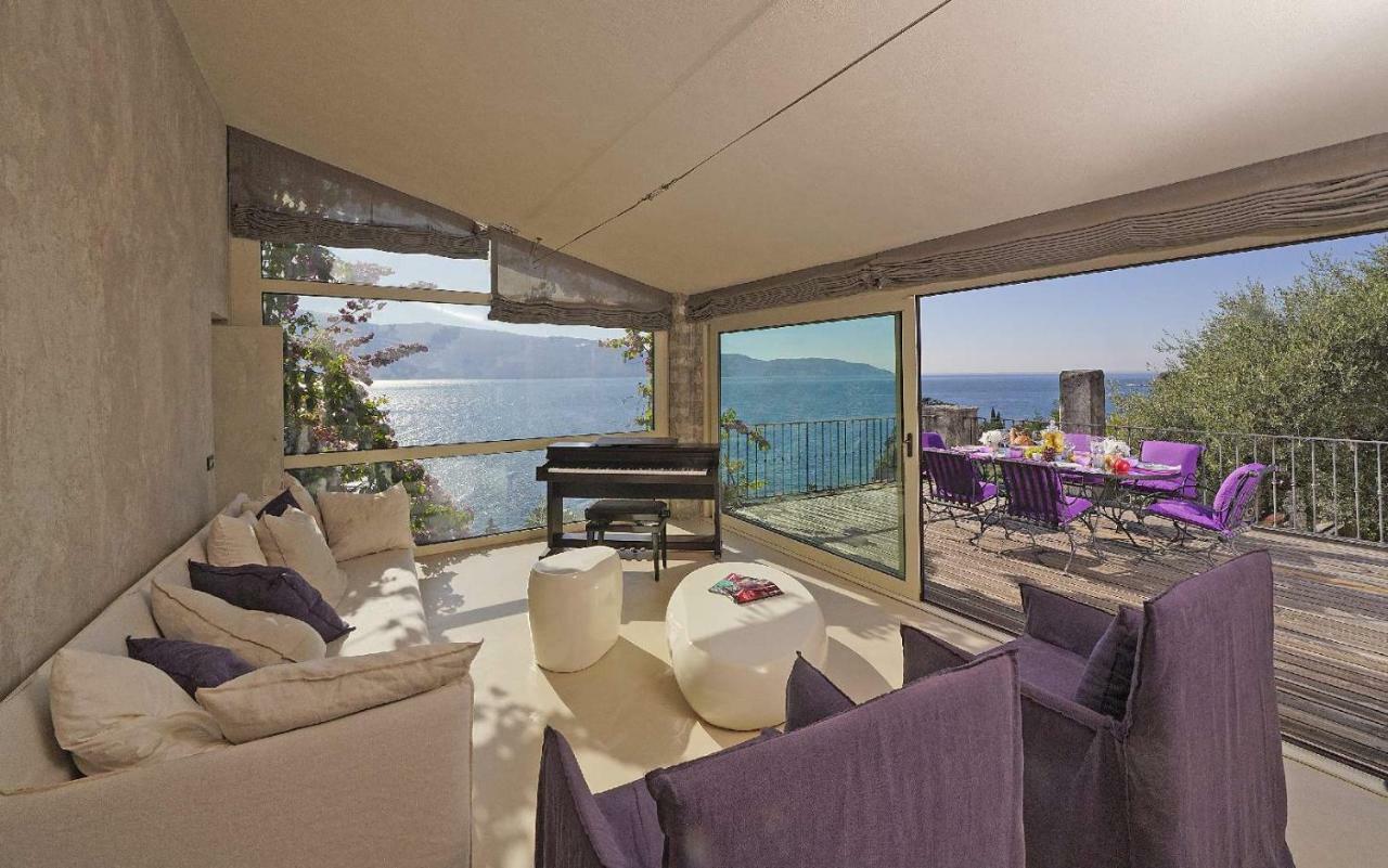 Villa Rachele: Stunning Luxury Villa In Centre Gargnano With Private Pool And Breathtaking Views Eksteriør billede