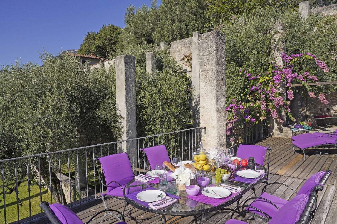 Villa Rachele: Stunning Luxury Villa In Centre Gargnano With Private Pool And Breathtaking Views Eksteriør billede