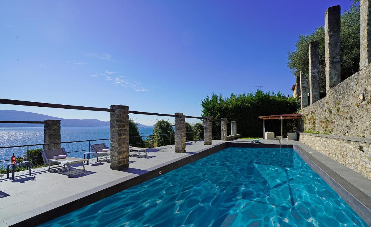 Villa Rachele: Stunning Luxury Villa In Centre Gargnano With Private Pool And Breathtaking Views Eksteriør billede